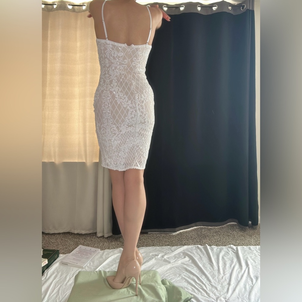 Lulus mini sequin bodycon dress women’s size XS - Picture 2 of 5